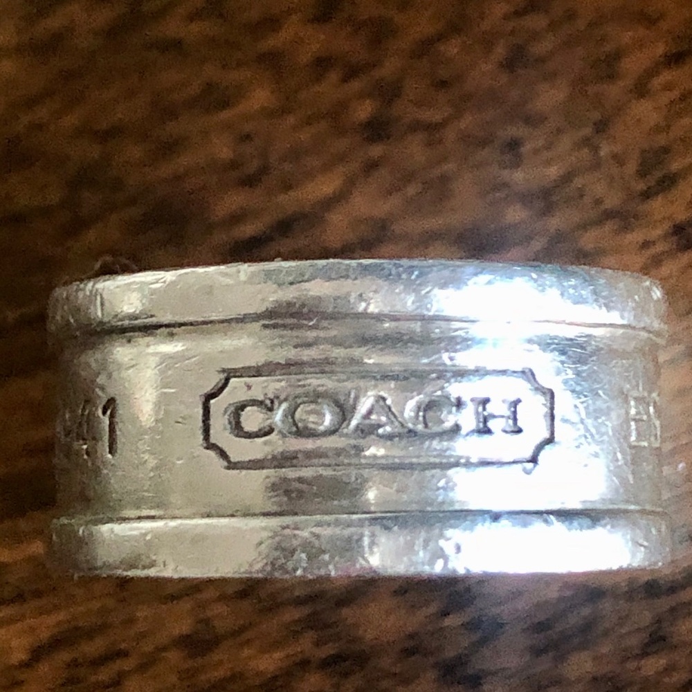 Vintage Coach Sterling Silver Ring